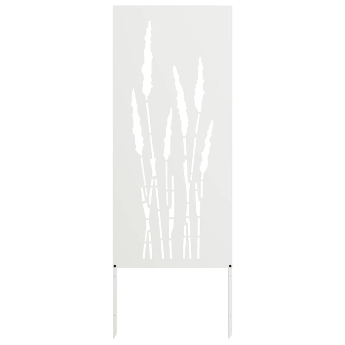 Schermo per privacy in giardino Floreale Bianco 50 x 140 cm 876309