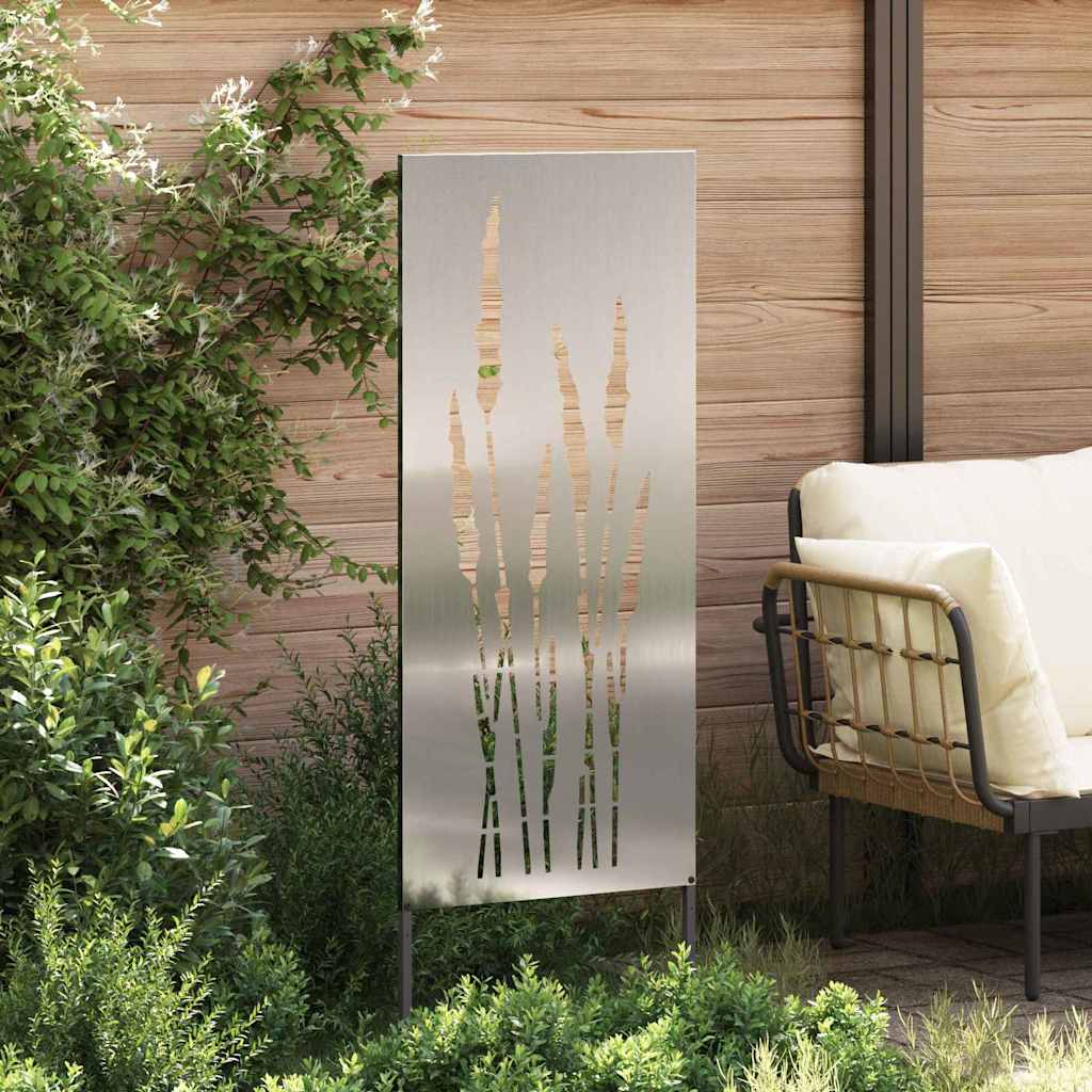 Schermo per privacy in giardino Floreale Argento 50 x 140 cm 876313