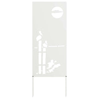 Schermo per privacy in giardino Traforo Bianco 50 x 140 cm 876316