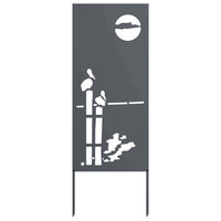 Schermo per privacy in giardino Traforo Antracite 50 x 140 cm 876317