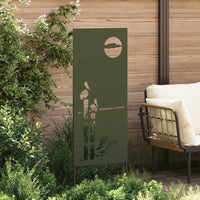 Schermo per privacy in giardino Oliver verde 50 x 140 cm 876318