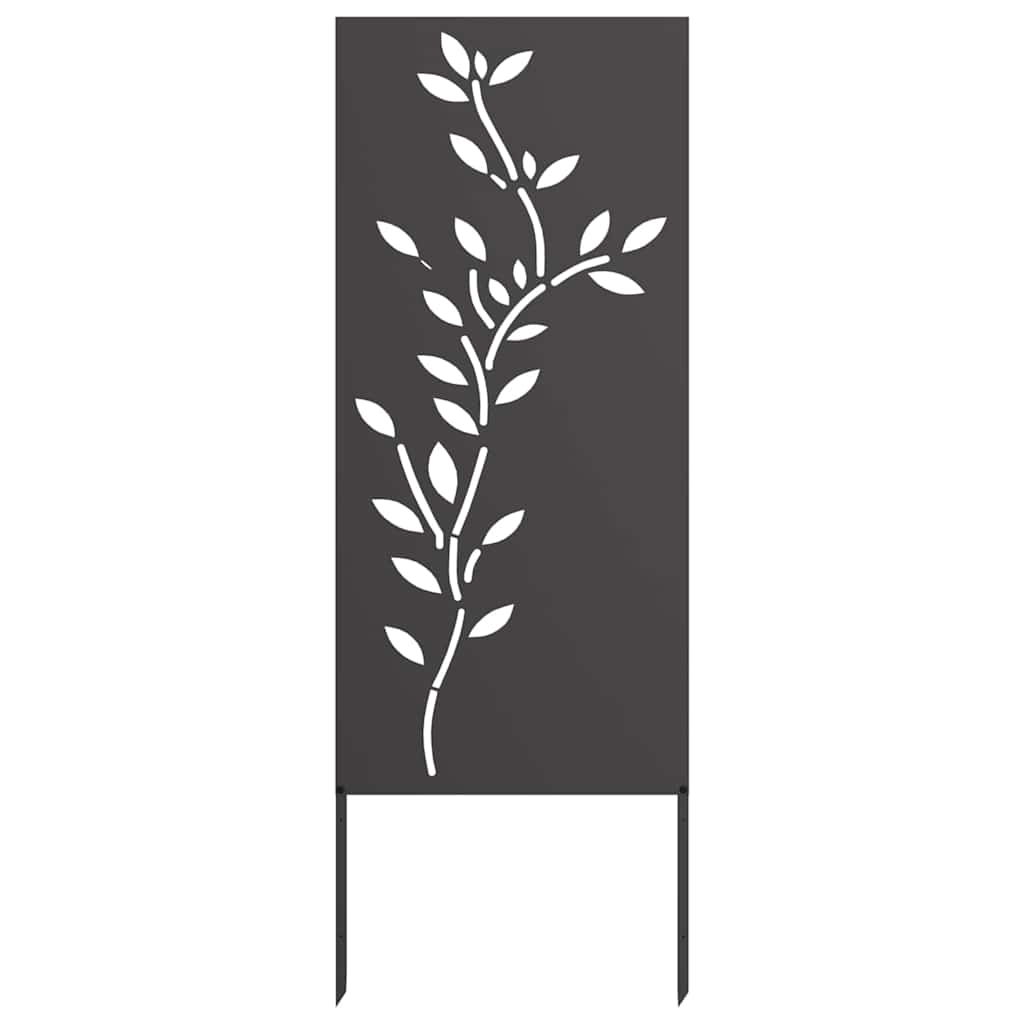 Pannello Decorativo da Giardino Nero 50 x 140 cm 876322