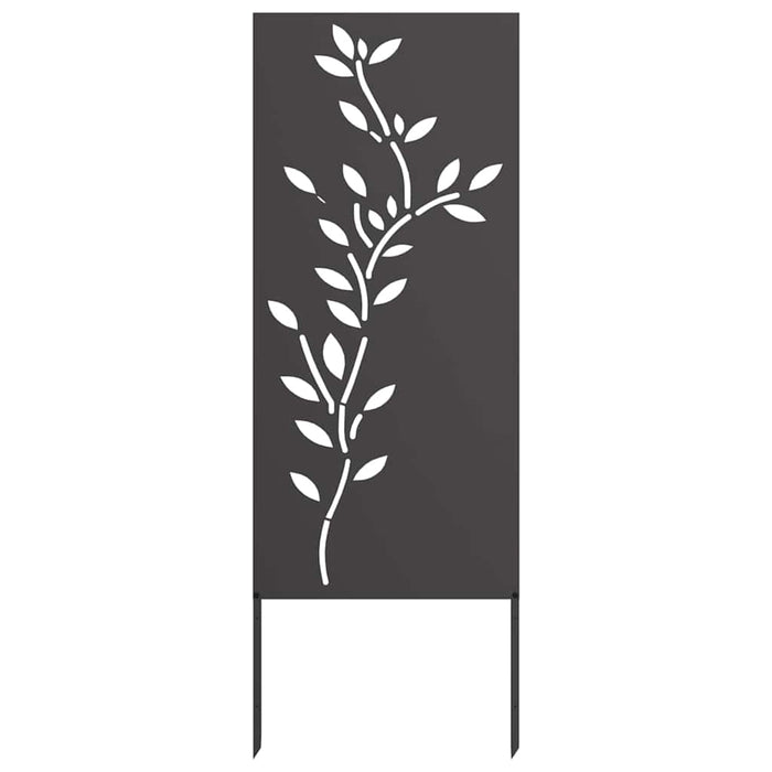 Pannello Decorativo da Giardino Nero 50 x 140 cm 876322