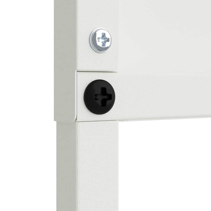 Pannello Decorativo da Giardino Bianco 50 x 140 cm 876323