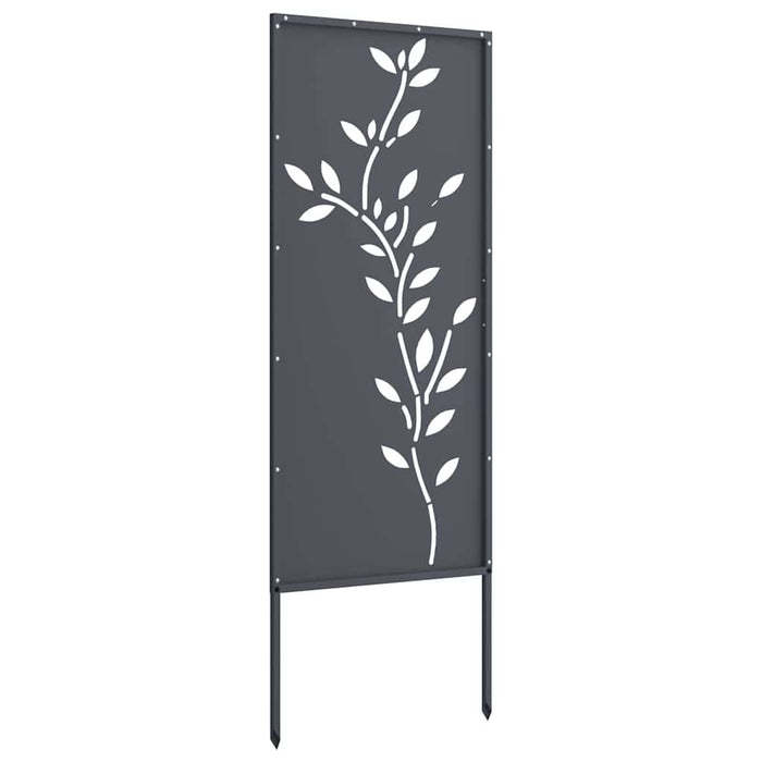 Pannello Decorativo da Giardino Antracite 50 x 140 cm 876324