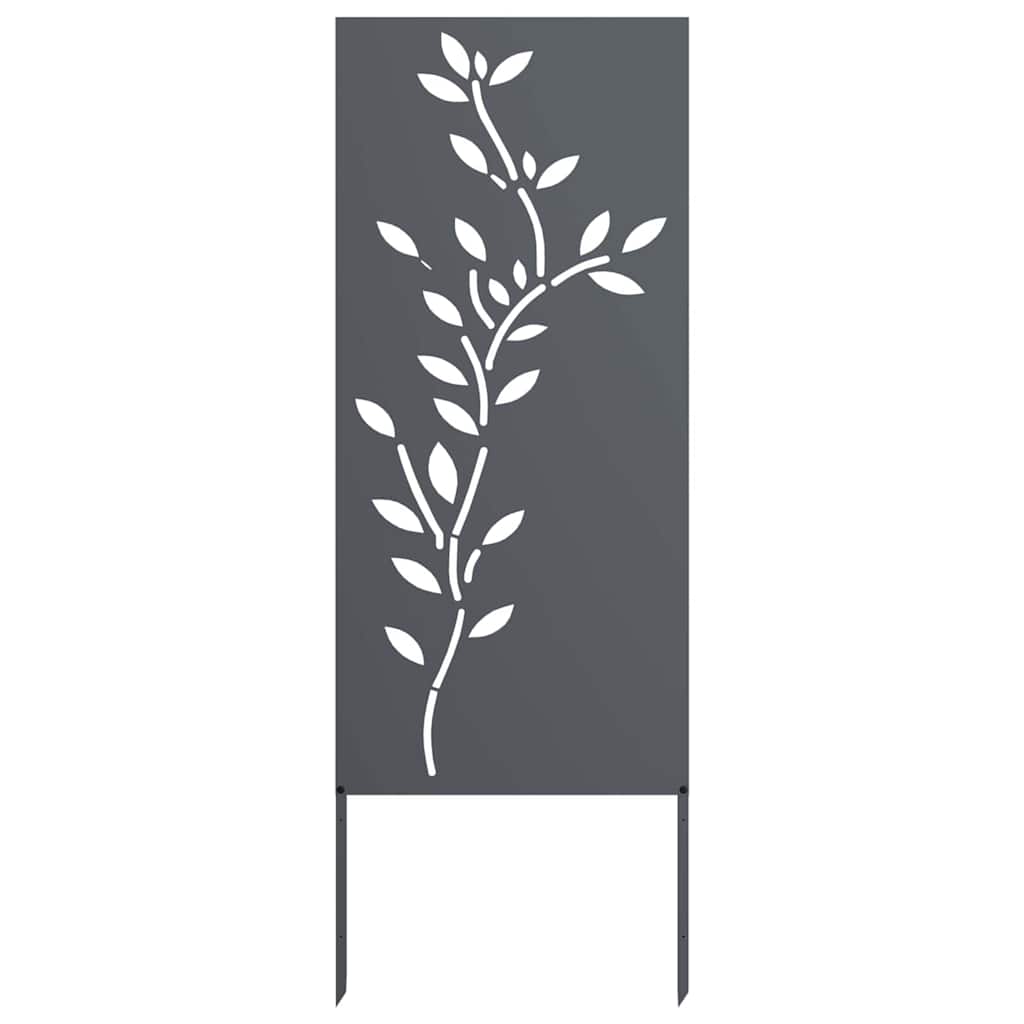 Pannello Decorativo da Giardino Antracite 50 x 140 cm 876324