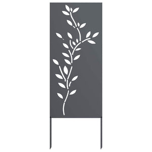 Pannello Decorativo da Giardino Antracite 50 x 140 cm 876324