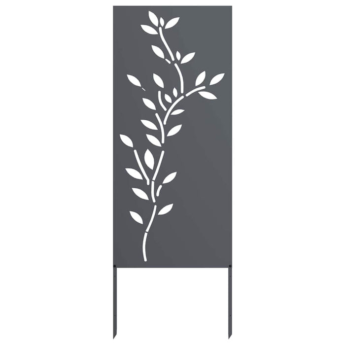 Pannello Decorativo da Giardino Antracite 50 x 140 cm 876324