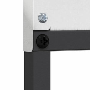 vidaXL Pannello Decorativo da Giardino Argento 50 x 140 cm