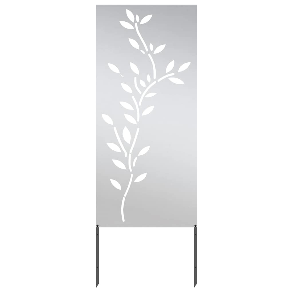 vidaXL Pannello Decorativo da Giardino Argento 50 x 140 cm