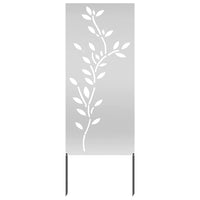 Pannello Decorativo da Giardino Argento 50 x 140 cm 876327