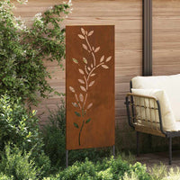 Pannello Decorativo da Giardino Ruggine 50 x 140 cm 876328
