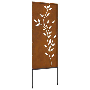 Pannello Decorativo da Giardino Ruggine 50 x 140 cm 876328