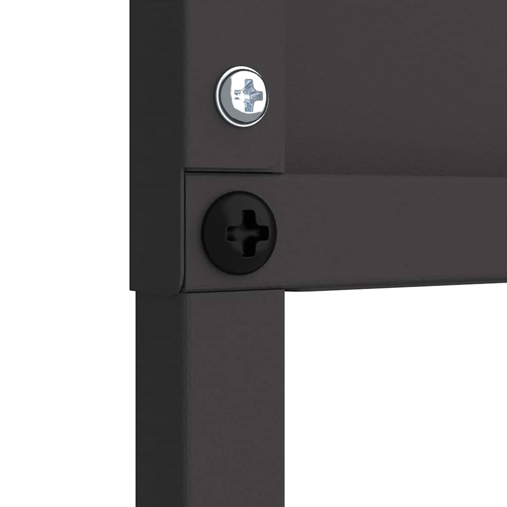 Pannello Decorativo da Giardino Nero 50 x 140 cm 876329