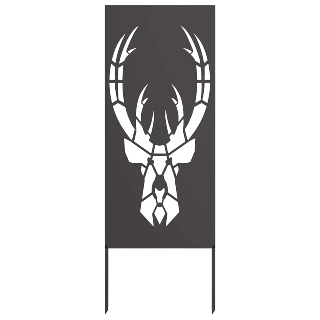 Pannello Decorativo da Giardino Nero 50 x 140 cm 876329