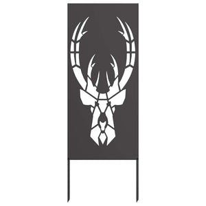 Pannello Decorativo da Giardino Nero 50 x 140 cm 876329