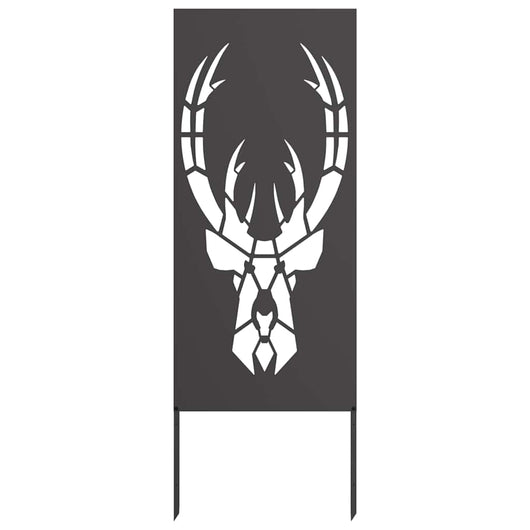 Pannello Decorativo da Giardino Nero 50 x 140 cm 876329