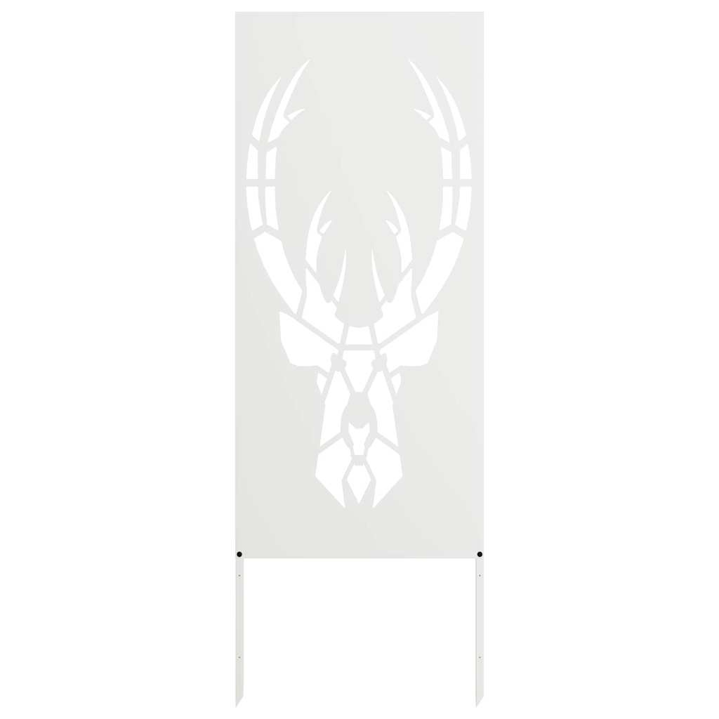 vidaXL Schermo per privacy in giardino Bianco 50 x 140 cm