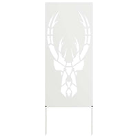 vidaXL Schermo per privacy in giardino Bianco 50 x 140 cm