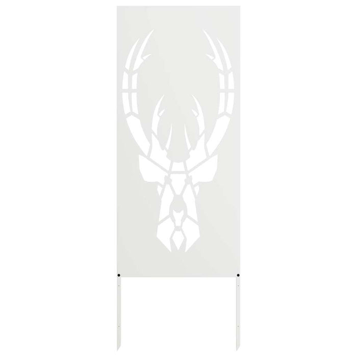 vidaXL Schermo per privacy in giardino Bianco 50 x 140 cm