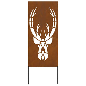 Pannello Decorativo da Giardino Ruggine 50 x 140 cm 876335