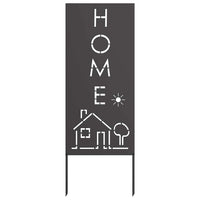 Pannello Decorativo da Giardino Nero 50 x 140 cm 876336