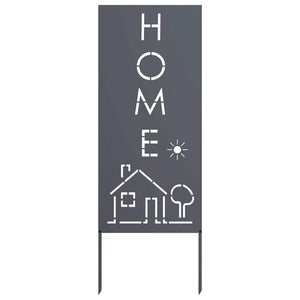 Pannello Decorativo da Giardino Antracite 50 x 140 cm 876338