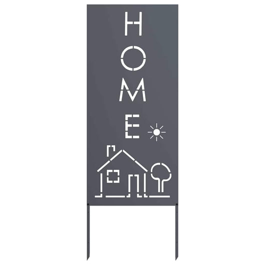 Pannello Decorativo da Giardino Antracite 50 x 140 cm 876338