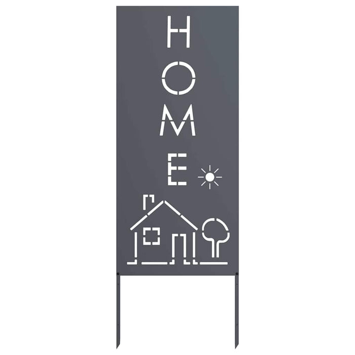 Pannello Decorativo da Giardino Antracite 50 x 140 cm 876338