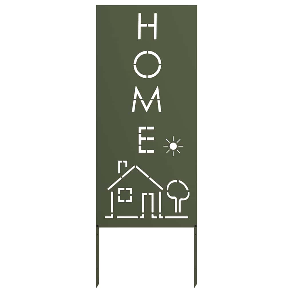 Pannello Decorativo da Giardino Oliver verde 50 x 140 cm 876339