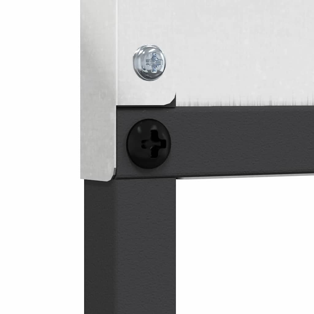vidaXL Pannello Decorativo da Giardino Argento 50 x 140 cm