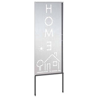 vidaXL Pannello Decorativo da Giardino Argento 50 x 140 cm