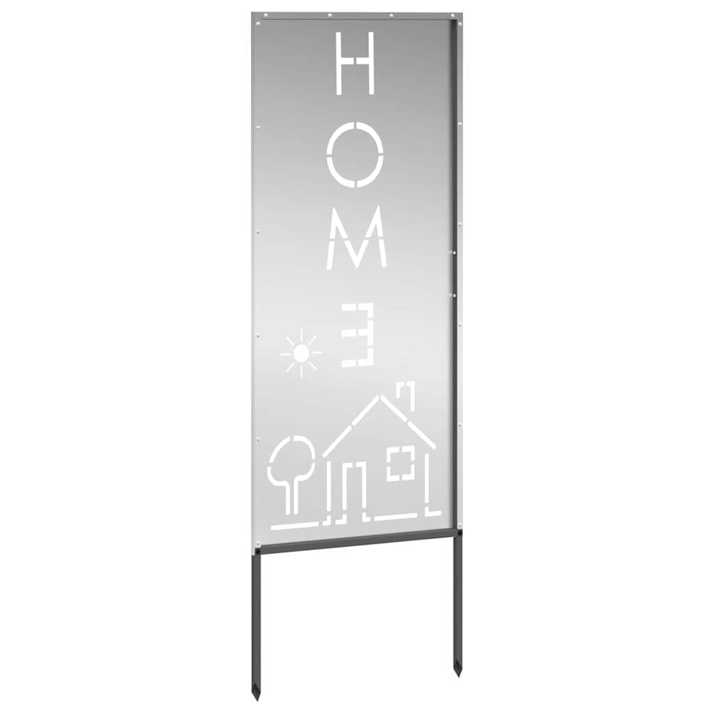 Schermo per privacy in giardino Traforo Argento 50 x 140 cm 876341