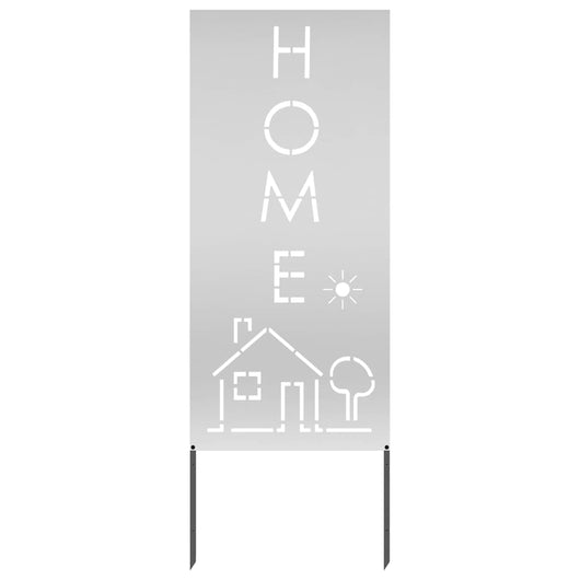 Schermo per privacy in giardino Traforo Argento 50 x 140 cm 876341