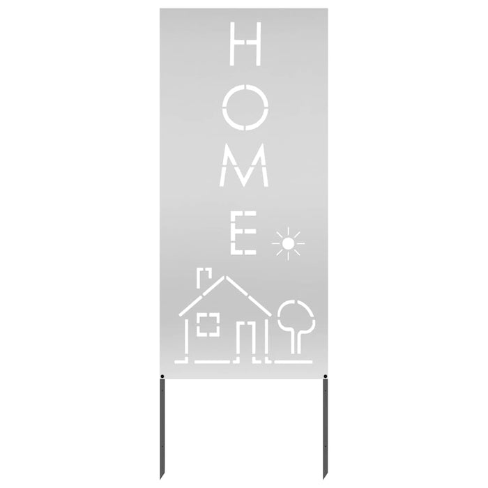 Schermo per privacy in giardino Traforo Argento 50 x 140 cm 876341