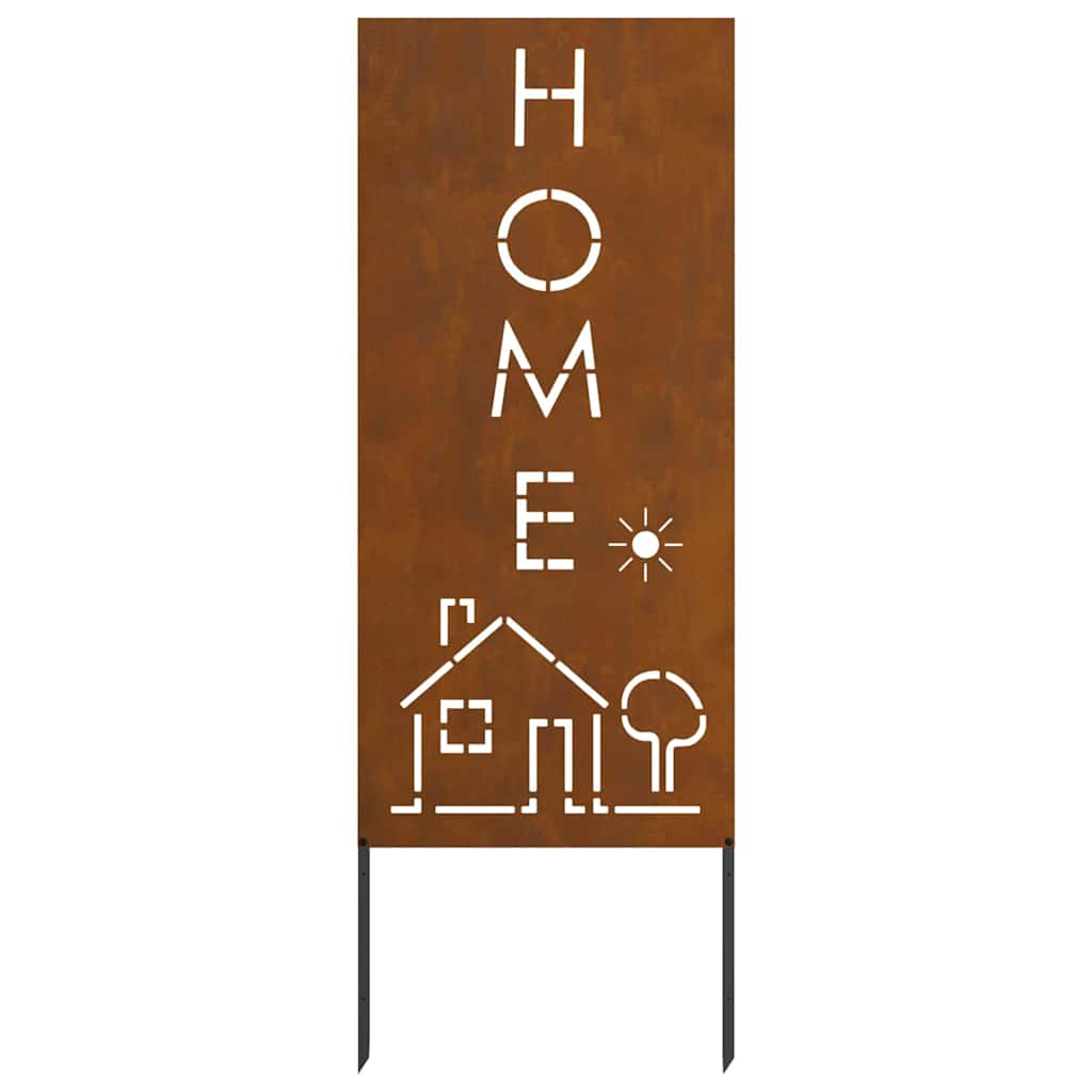 Pannello Decorativo da Giardino Ruggine 50 x 140 cm 876342