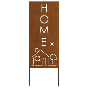 Pannello Decorativo da Giardino Ruggine 50 x 140 cm 876342