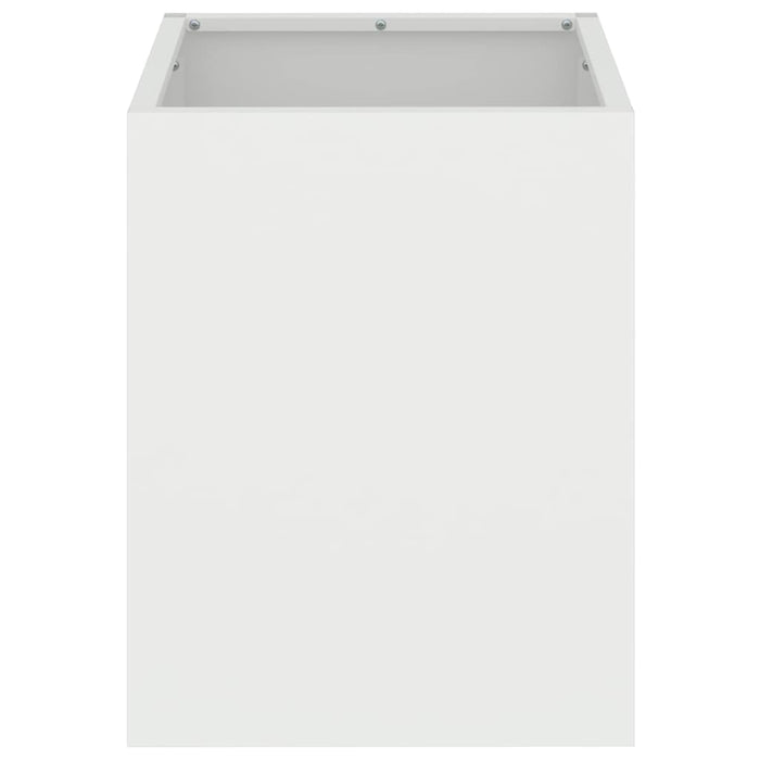 Vaso da giardino-Fioriera da Esterno-Contenitore per Piante Bianco 32 x 32 x 40 cm