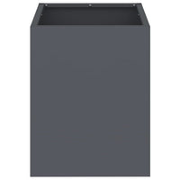 Vaso da giardino-Fioriera da Esterno-Contenitore per Piante Antracite 32 x 32 x 40 cm