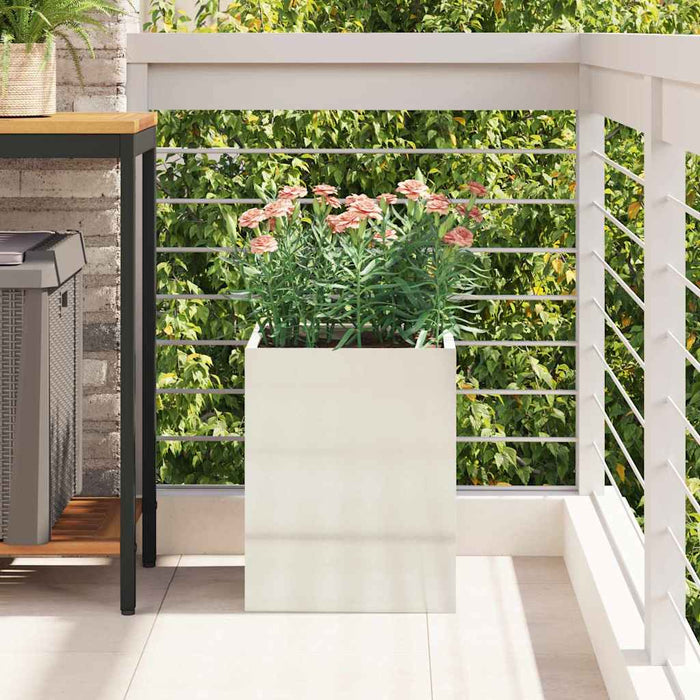 Vaso da giardino Argento Acciaio zincato 876348