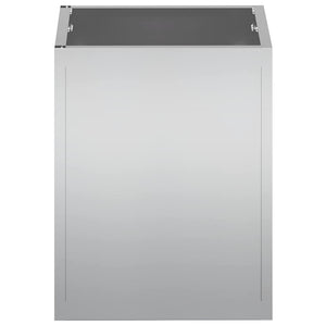 Vaso da giardino Argento Acciaio zincato 876348