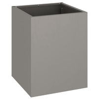 vidaXL Vaso da giardino Marrone 32 x 32 x 40 cm Acciaio invecchiato