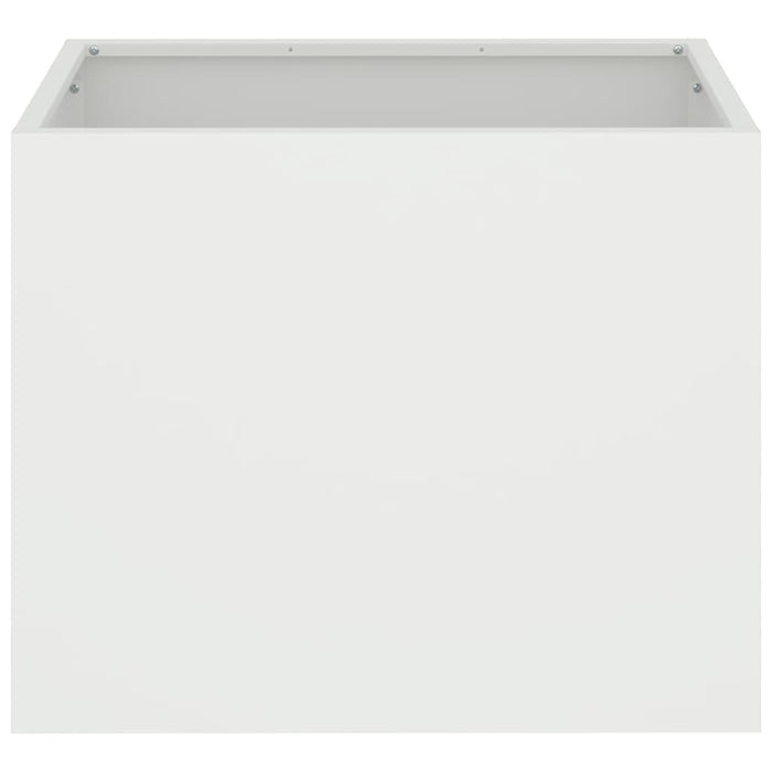 vidaXL Vaso da giardino Bianco 50 x 32 x 40 cm