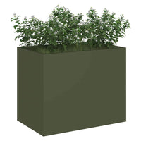 vidaXL Vaso da giardino Oliver verde 50 x 32 x 40 cm