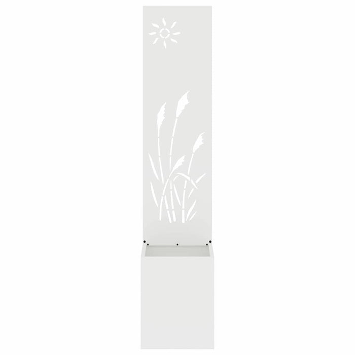 Schermo per privacy in giardino Traforo Bianco 32 x 140 cm 876358