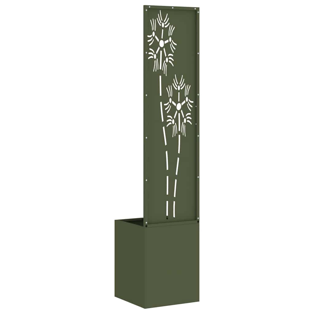 Schermo per privacy in giardino Oliver verde 32 x 140 cm 876367