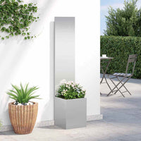 Schermo per privacy in giardino Traforo Argento 32 x 140 cm 876375