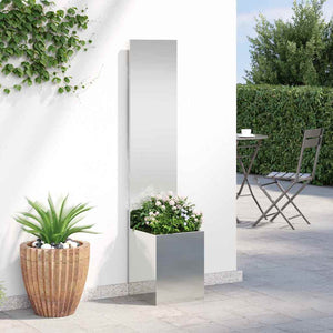 Schermo per privacy in giardino Traforo Argento 32 x 140 cm 876376