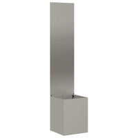 Vaso da Giardino con Pannello Decorativo Ruggine 32 x 140 cm 876377