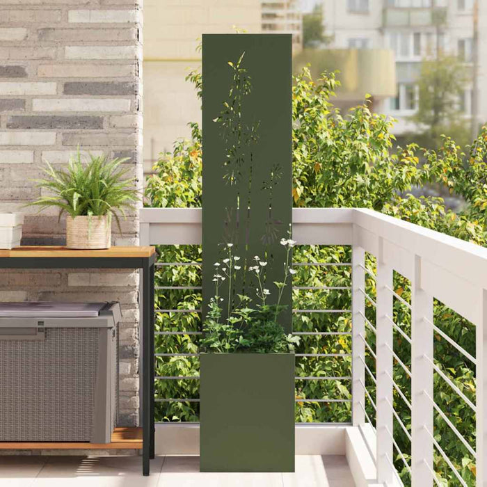 Schermo per privacy in giardino Oliver verde 32 x 140 cm 876381